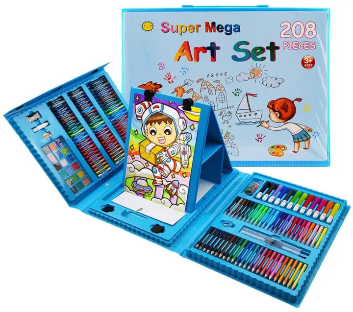 208-piece Watercolor Pencil Painting Set For Kids, Watercolor Brush Crayon Oil  Sticks For Painting