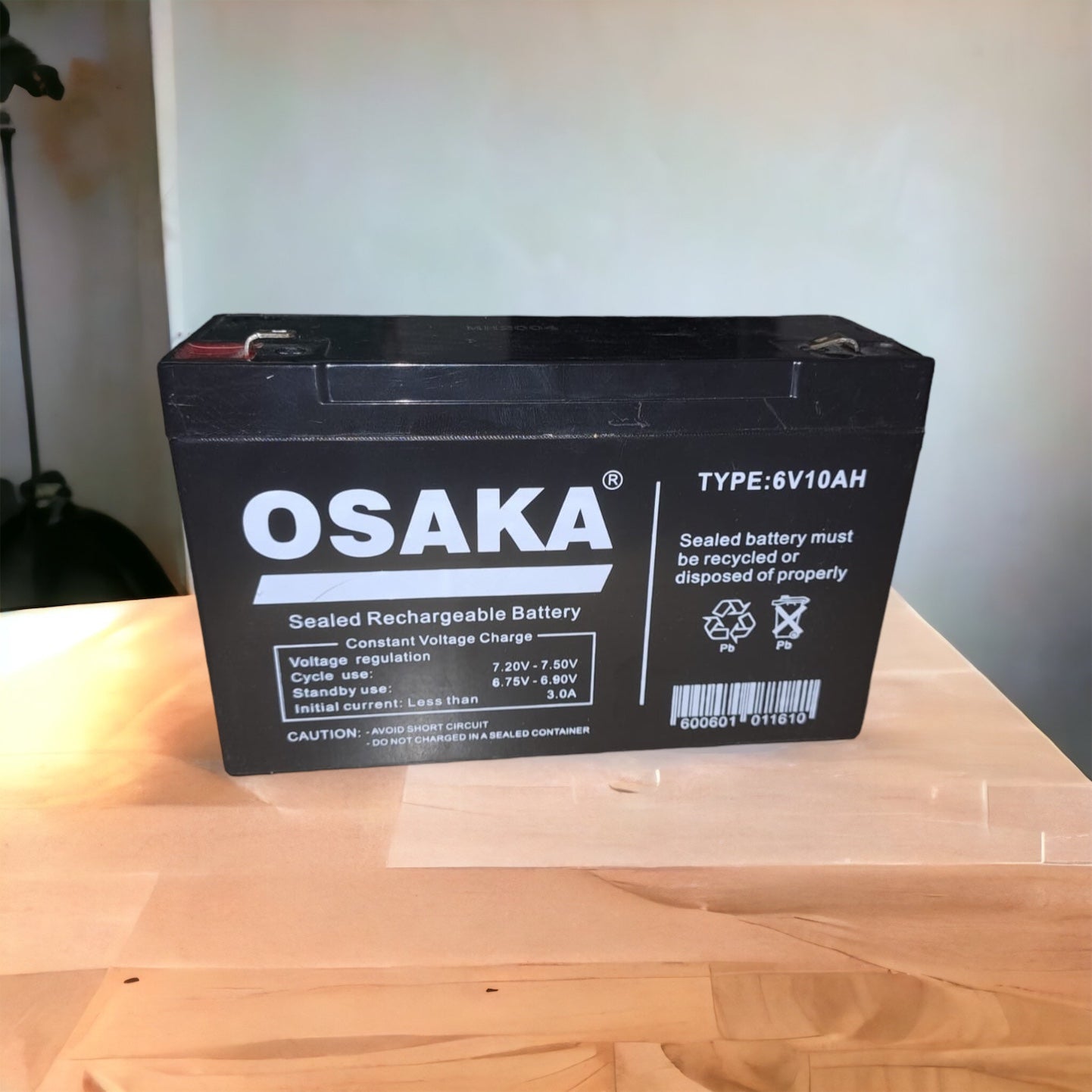 6V10AH Osaka Sealed Rechargeable Battery Megamall Online Store