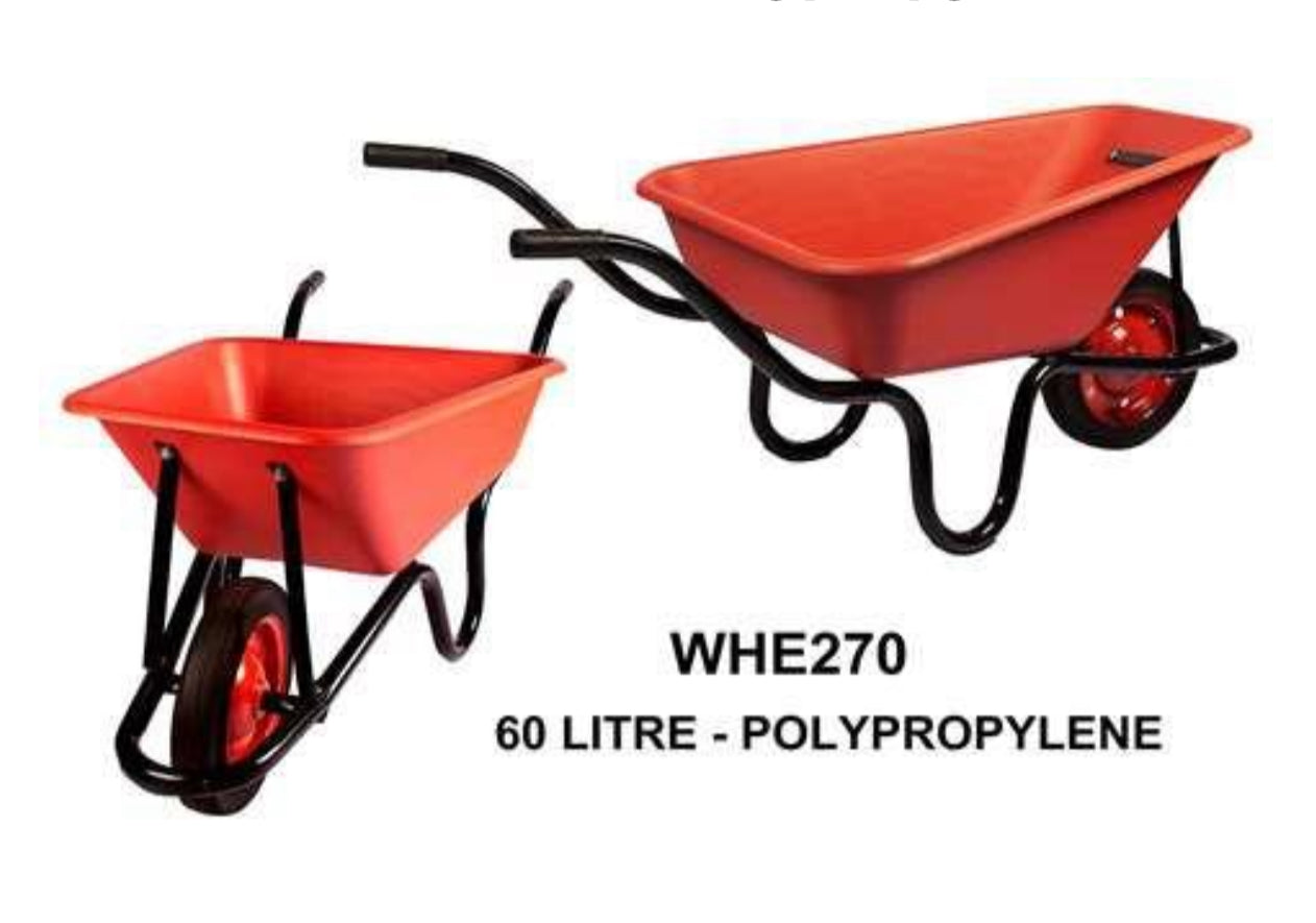 Wheelbarrow Polypropylene 60L