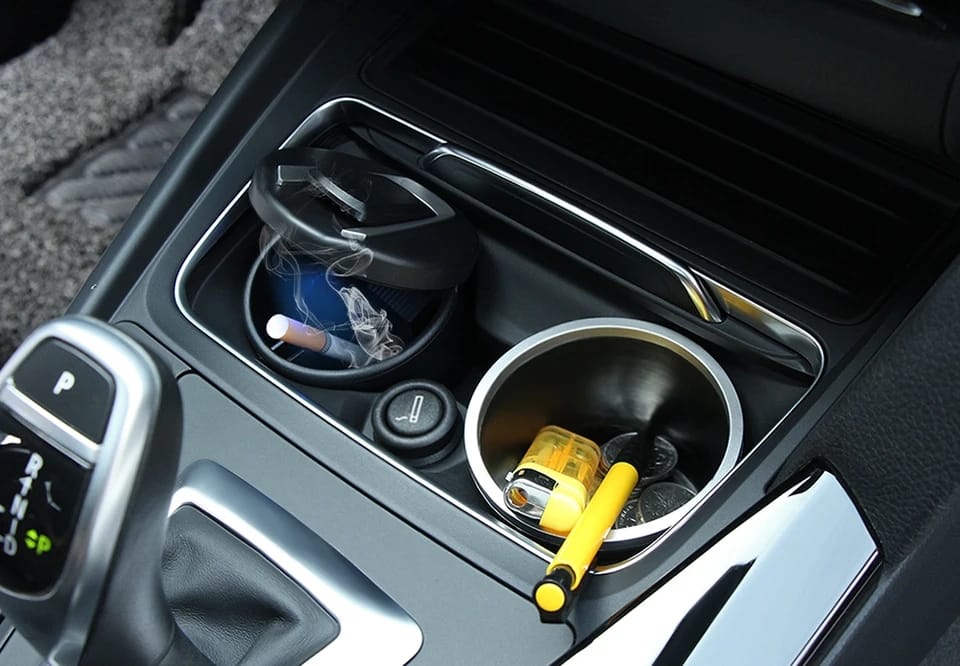 Car LED Ashtray Trash Cans