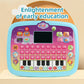 Kids Tablet/toddler Learning Pad With Led Screen Teach Alphabet, Numbers, Word, Music, Math, Early Development Interactive Electronic Toy For Boys & Girls