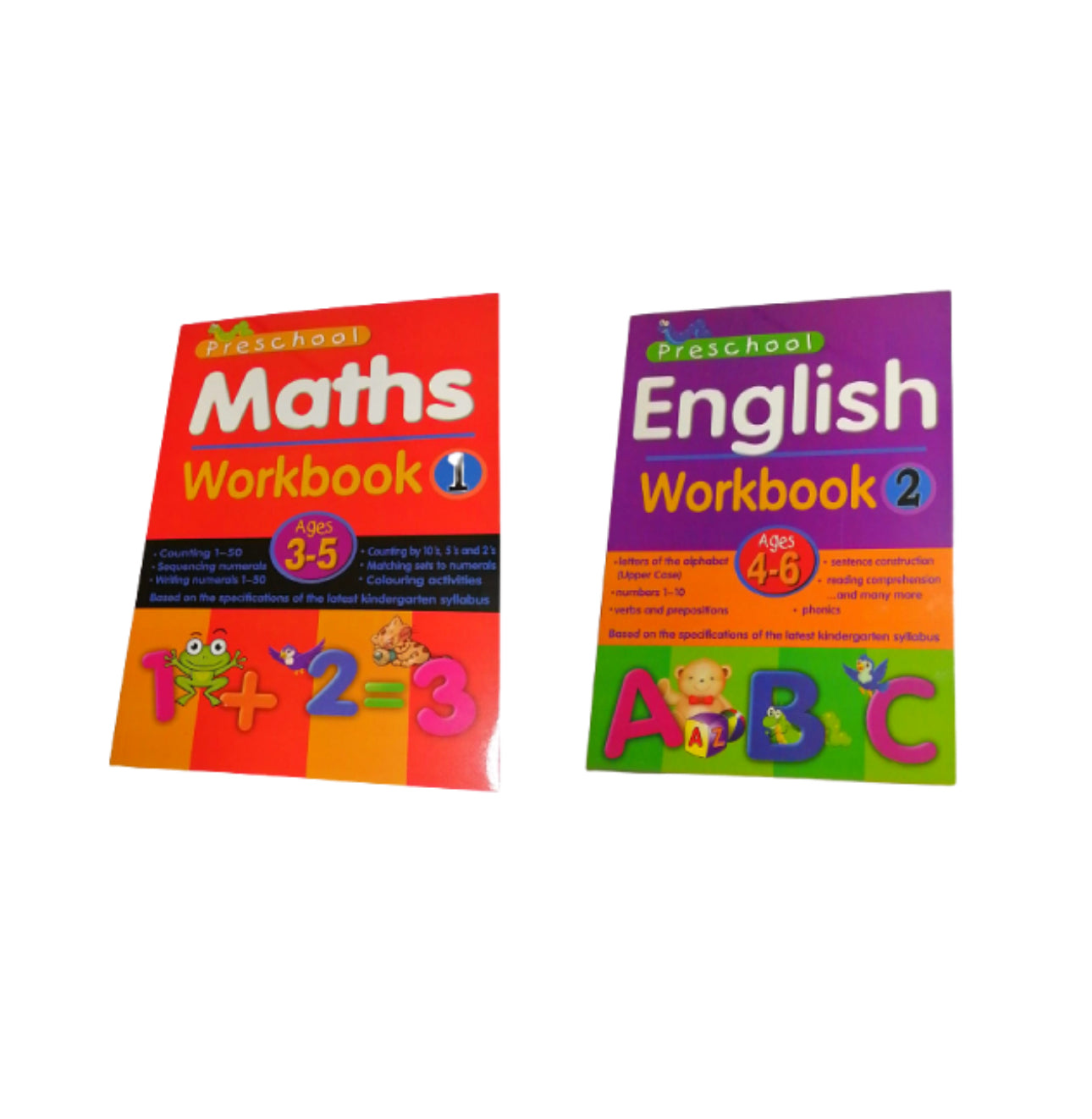 Pre-School Maths and English Workbook