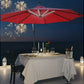 Black Friday Deal Outdoor Cantilever Umbrella Available In Red & Beige