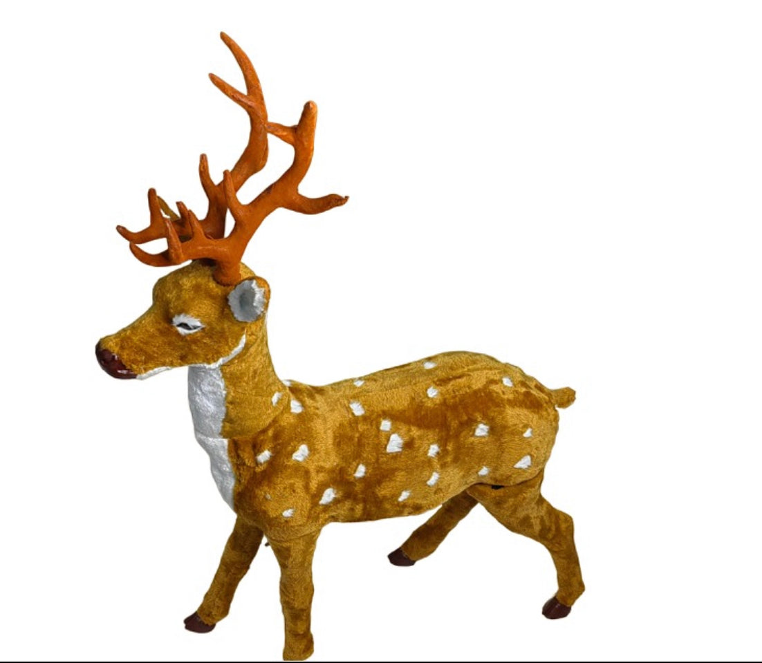 Seasonal & Holiday Decorations Christmas Ornament Plush Toy Simulation Deer Christmas Decoration Elk Christmas Elk Decoration , Christmas Tree Ornament