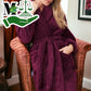 Women's Microfiber Fleece Bathrobe/Gown