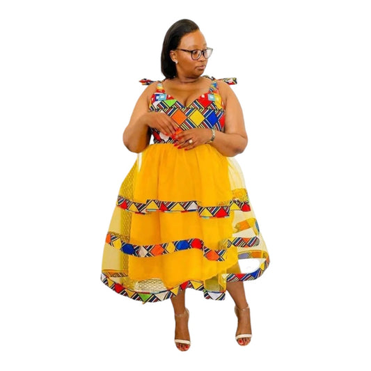 Traditional African Theme Dress