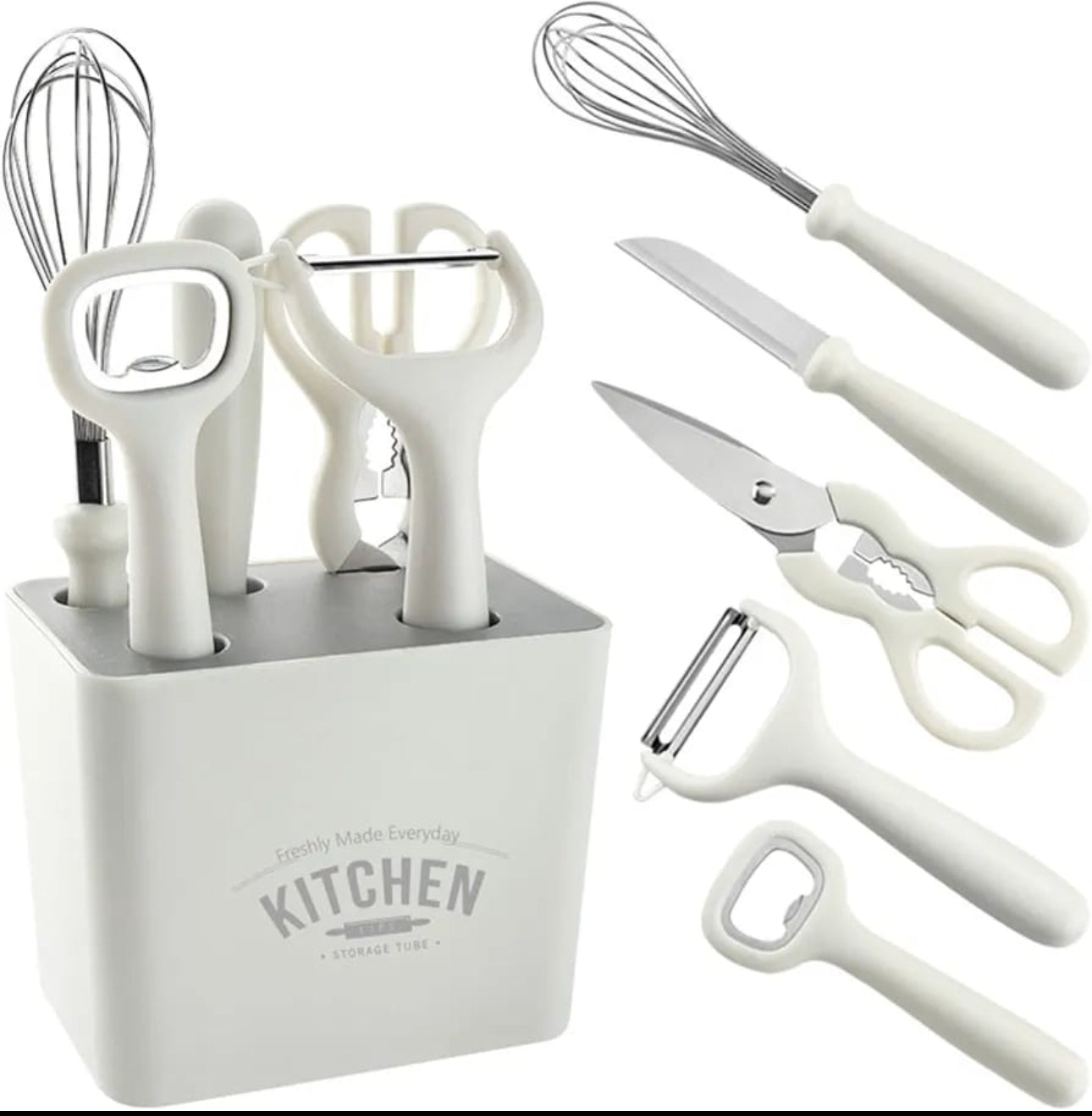 6 Piece Set,Kitchen Utensil With Holder.