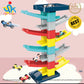 Children Gliding Glide Rail Car Educational Inertia Baby Mini Car Toys Boys and Girls Gift Box