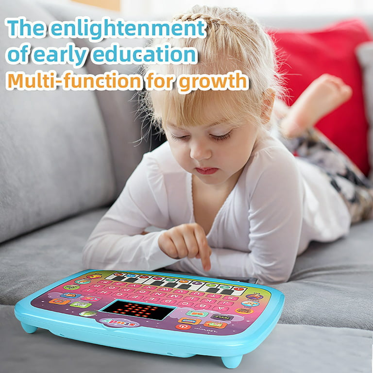 Kids Tablet/toddler Learning Pad With Led Screen Teach Alphabet, Numbers, Word, Music, Math, Early Development Interactive Electronic Toy For Boys & Girls