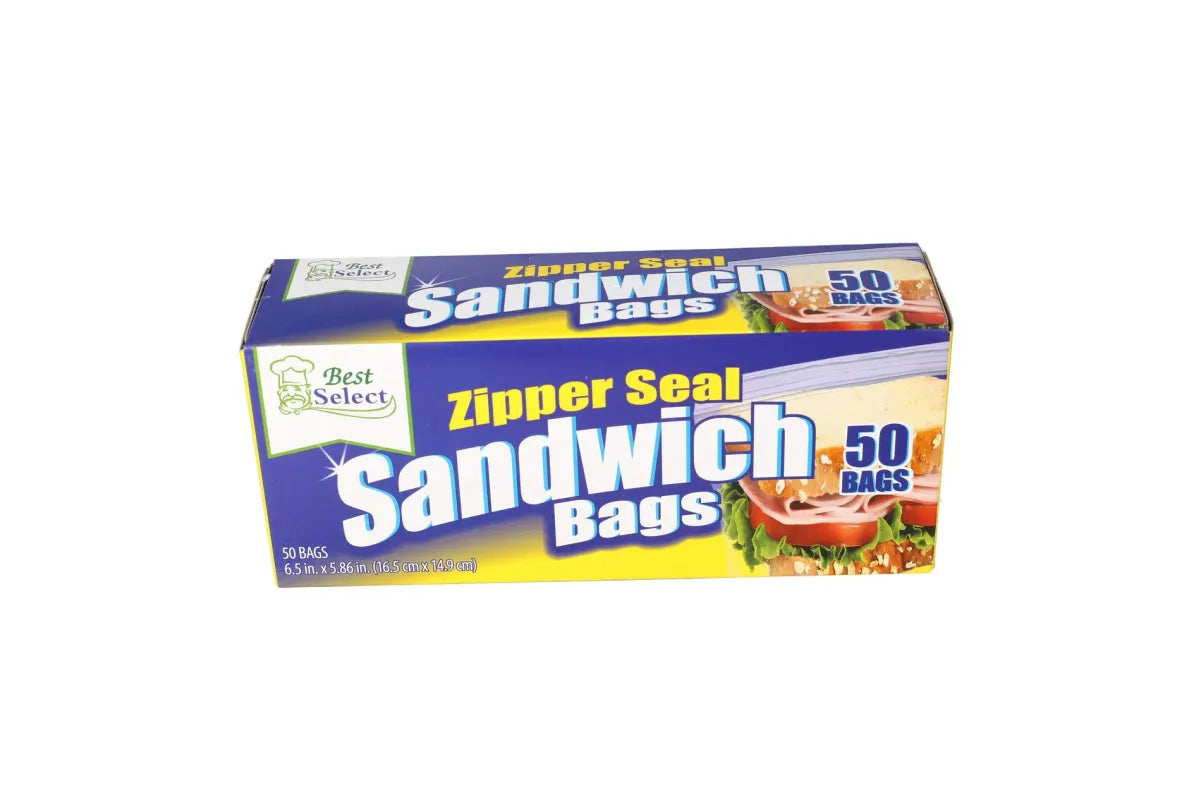 Zipper Seal Sandwich Bags