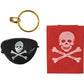 3pc Pirate Eye Patch Accessories