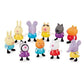 10pcs Peppa Pig Family Friends Dolls Action Figure Toys