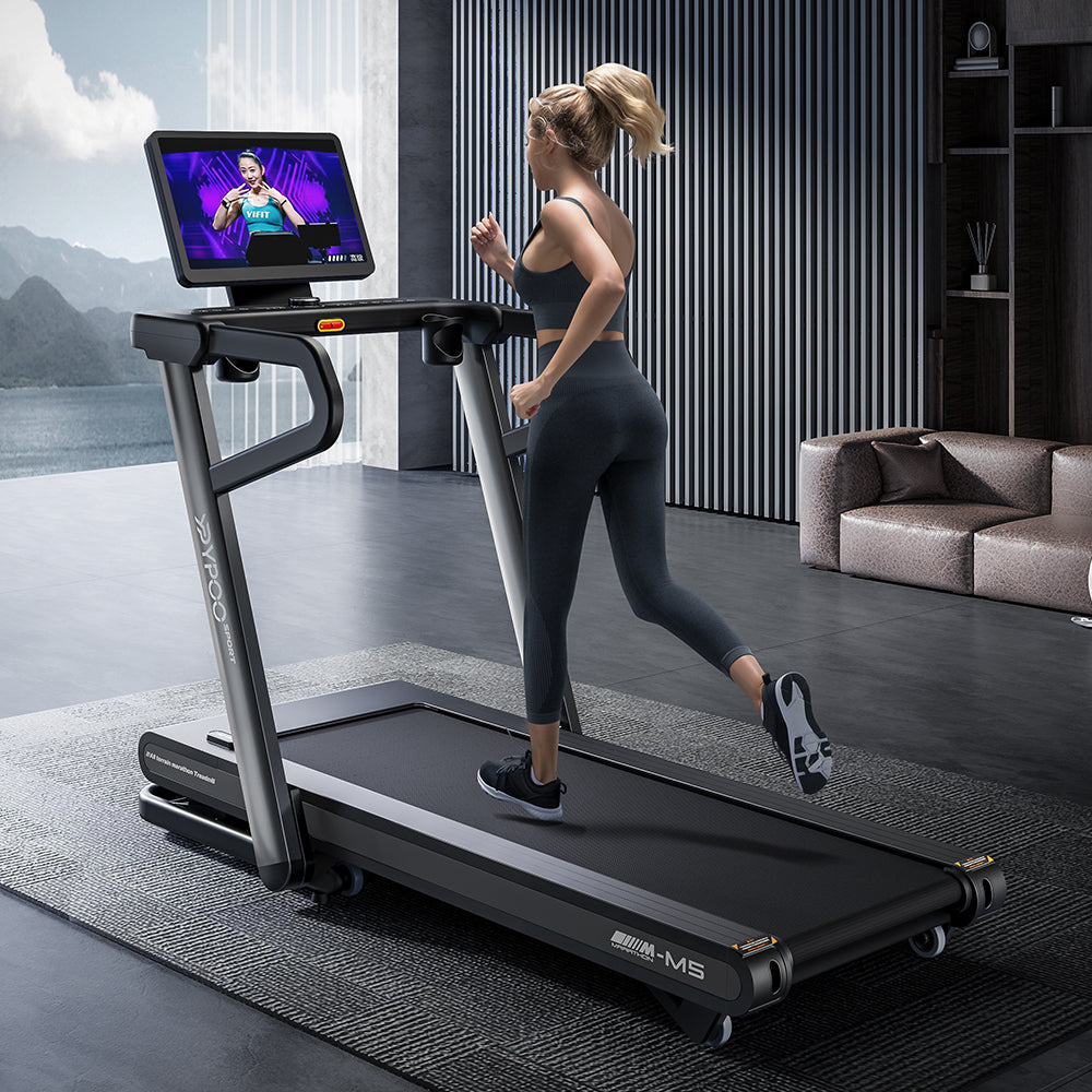 Pro-Sportz Commercial Treadmill - M5 ,15.6” TFT Touch Screen Option, BT,Inc Zwift,Kinomap & Yifit Apps