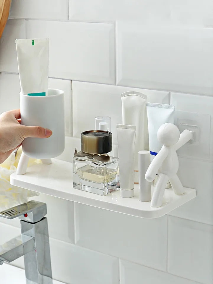 Unique Cute Home Bathroom Wall Shelf