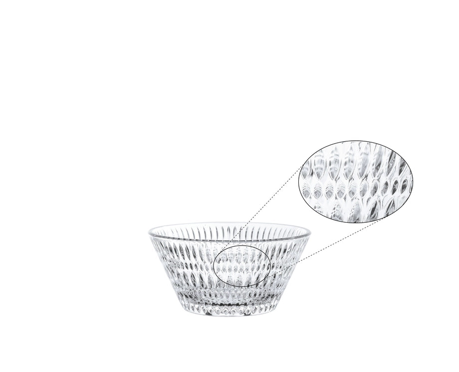 6Pcs Clear Small Bowl