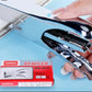 Weibo Labor-saving metal stapler Hand-held office tools Standard conventional press type practical staple