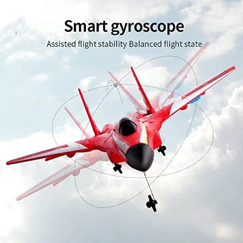 Multi-Directional Remote Control Plane with Smart Gyroscope, Anti-Collision Silicone Nose RC Plane, Long Battery RC Glider for Kids and Adults