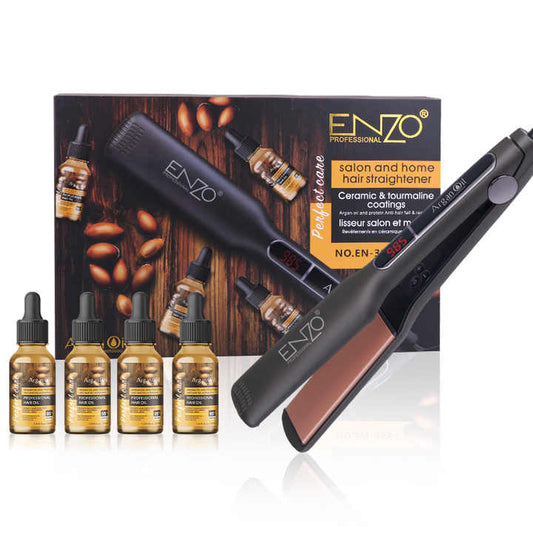 ENZO Argan Oil Hair Straightener 50W 985°F