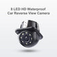 Car Rear View Backup Waterproof Reverse Camera 170° CMOS 8 LED HD Night Vision