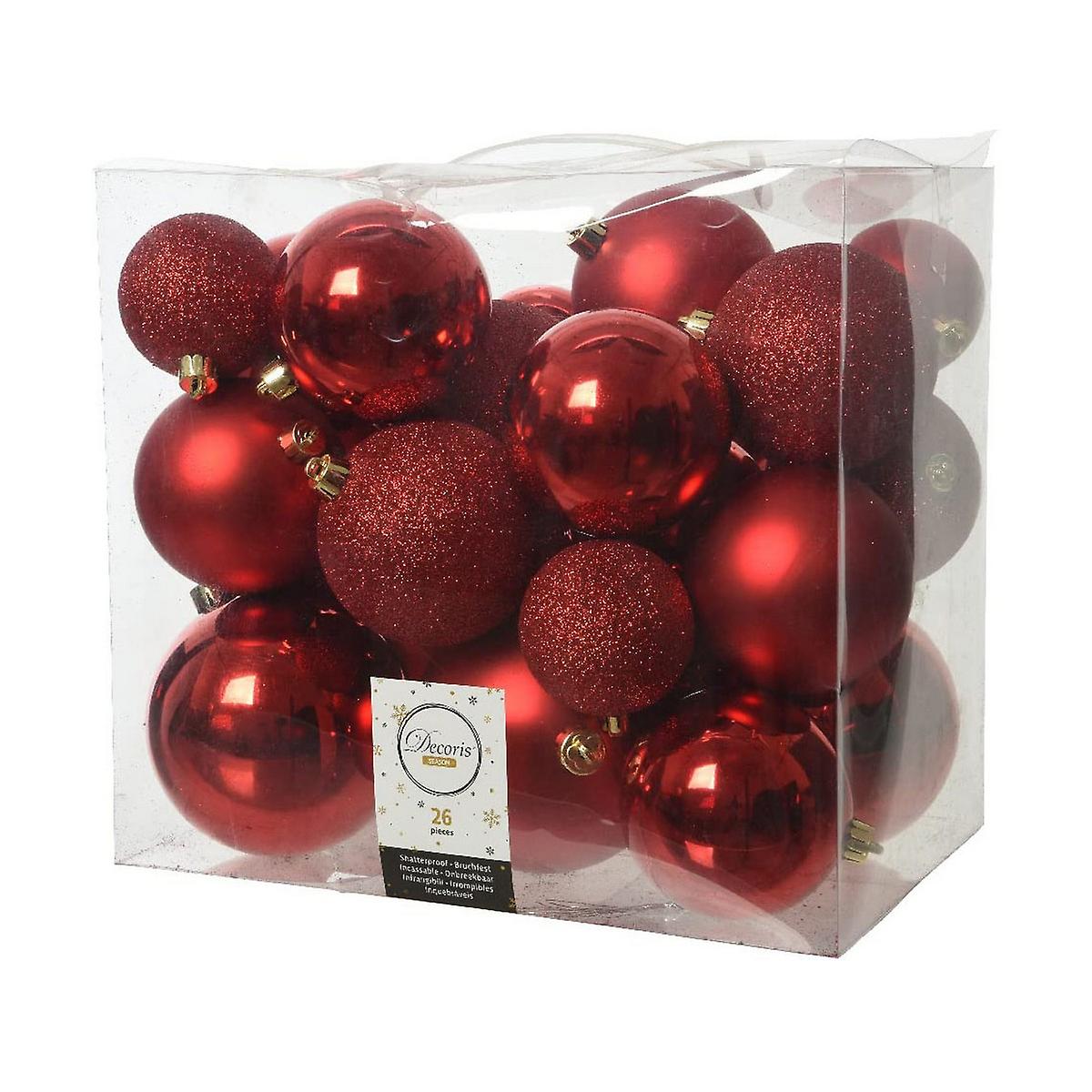 12Pcs Christmas Baubles