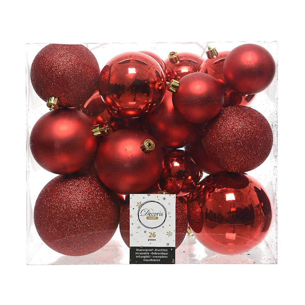 12Pcs Christmas Baubles