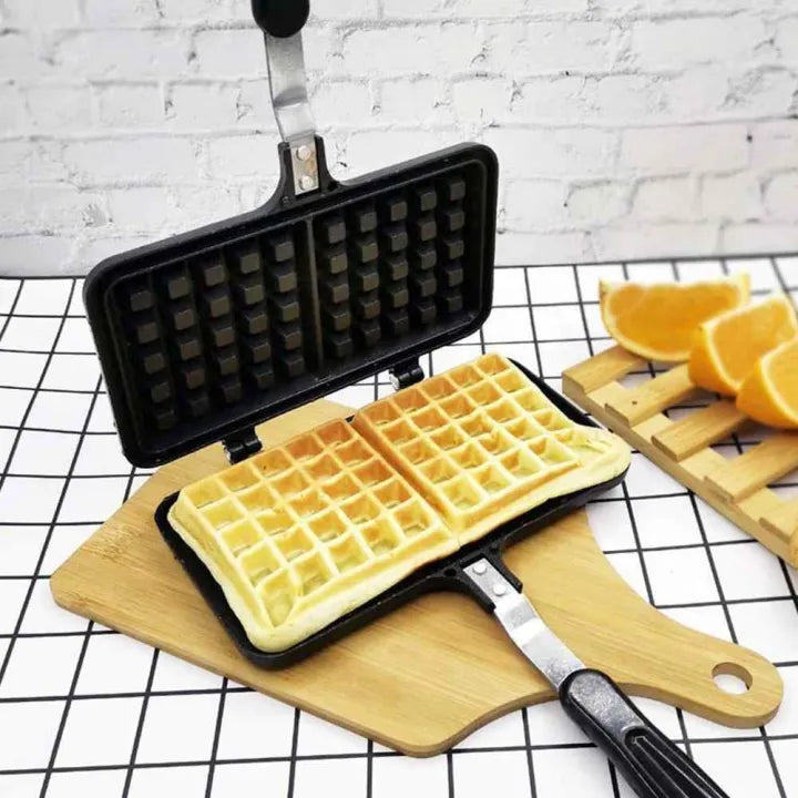 Non‑stick Two Sided Waffle Baking Pan