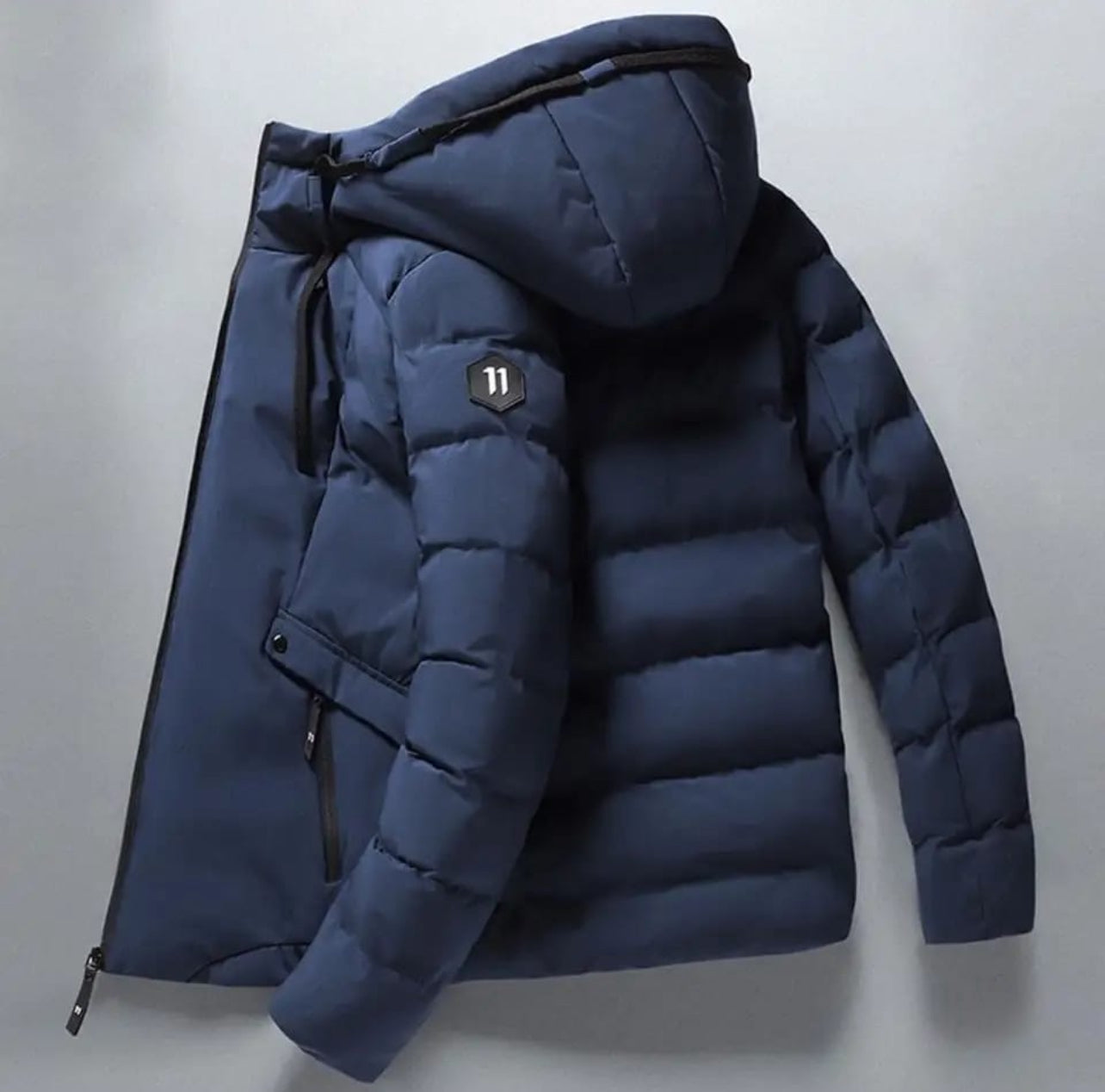 Men’s Warm Puffer Jackets With Hoodie