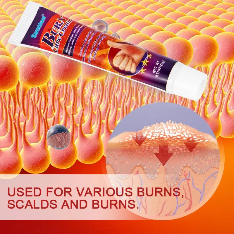 Burn Scald Ointment Burn Scar Removal Pain Relief Antibacterial Cream Repairing Skin Redness Swelling Anti Fungal Health Care