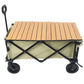 Collapsible Wagon Cart with Wooden Table