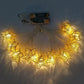 Christmas Star String Light for Home Decoration  Star Shaped Serial String LED Light (Warn White) 10 Light -3M