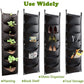 Vertical Hanging Garden Planter with 7 Pockets Waterproof Wall Mount Flower Pot Grow Bag Container Indoor Outdoor