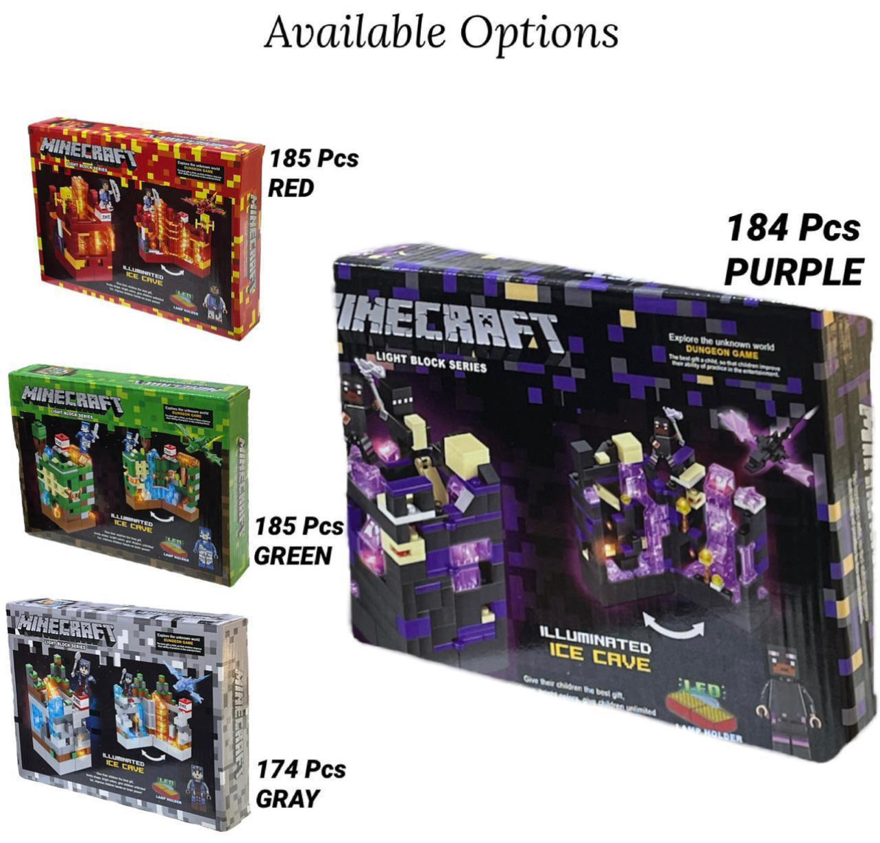 Minecraft Building Block Set - Various Options Available