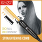 Enzo Hot Hair Comb Black & Gold