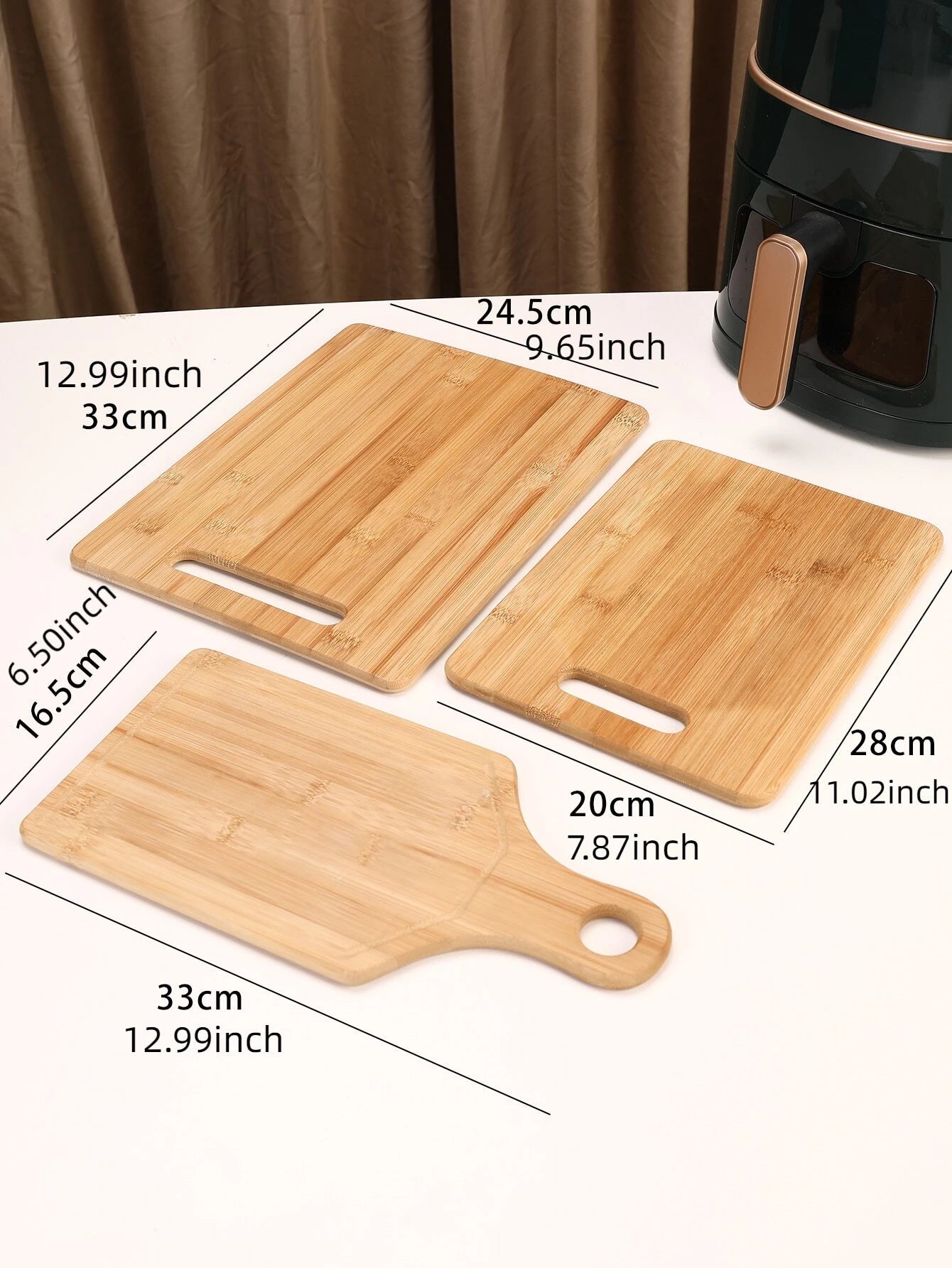 3pc Bamboo Serving/Chopping Boards