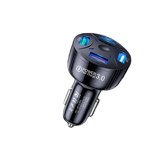 4 Ports USB Car Charger