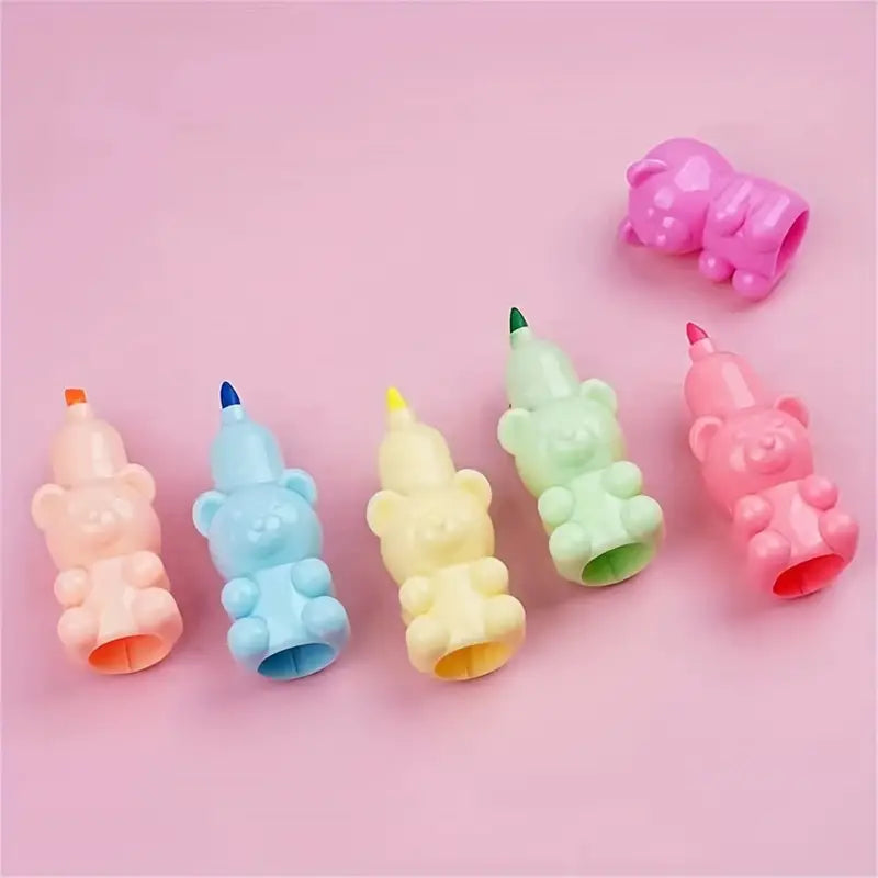 Teddy bear highlighter set