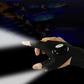 Finger Glove with LED Light Multi-Use LED Flashlight Gloves, L & R Hand