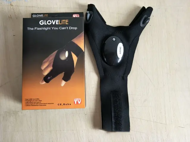 Finger Glove with LED Light Multi-Use LED Flashlight Gloves, L & R Hand