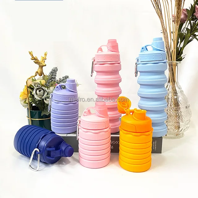 Silicone Foldable Water Bottle 500ml