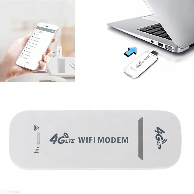 3-in-1 4G LTE USB Modem Wifi Pocket Router