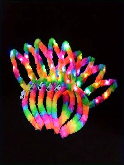 LED Rabbit Ears Headbands Light Up Bunny