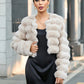 Fuax Fur Coat Jacket Female Winter Artificial Mink Fur Warm Coats High Quality Stylish and Comfortable Fur Outwear