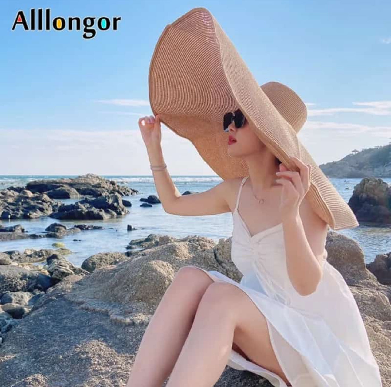 Oversized Hat Summer Women Hat Packable Big Wide Brim Sun Beach Hat Various Colours