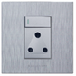 4x4 Single Socket  Silver  Design