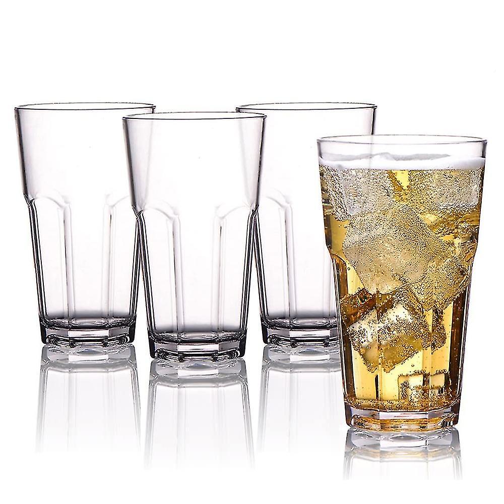 6Pieces Break-proof Reusable  Drinking Glass 460ml