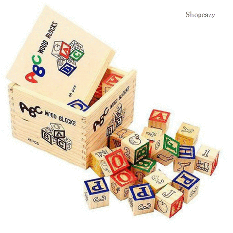 ABC wooden blocks Early Learning