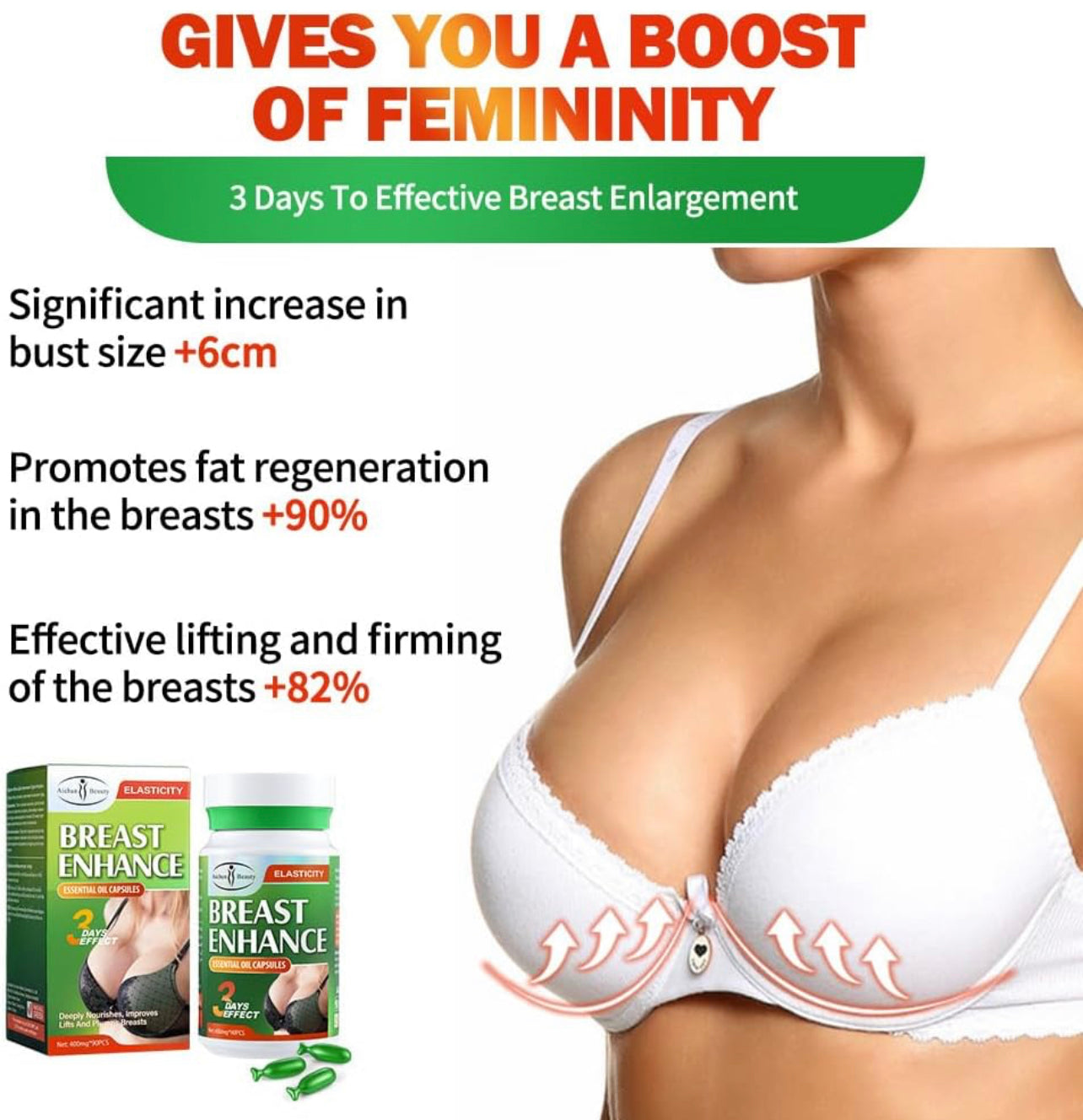 Breast Enhancement Essential Oil Capsules 90s Megamall Online