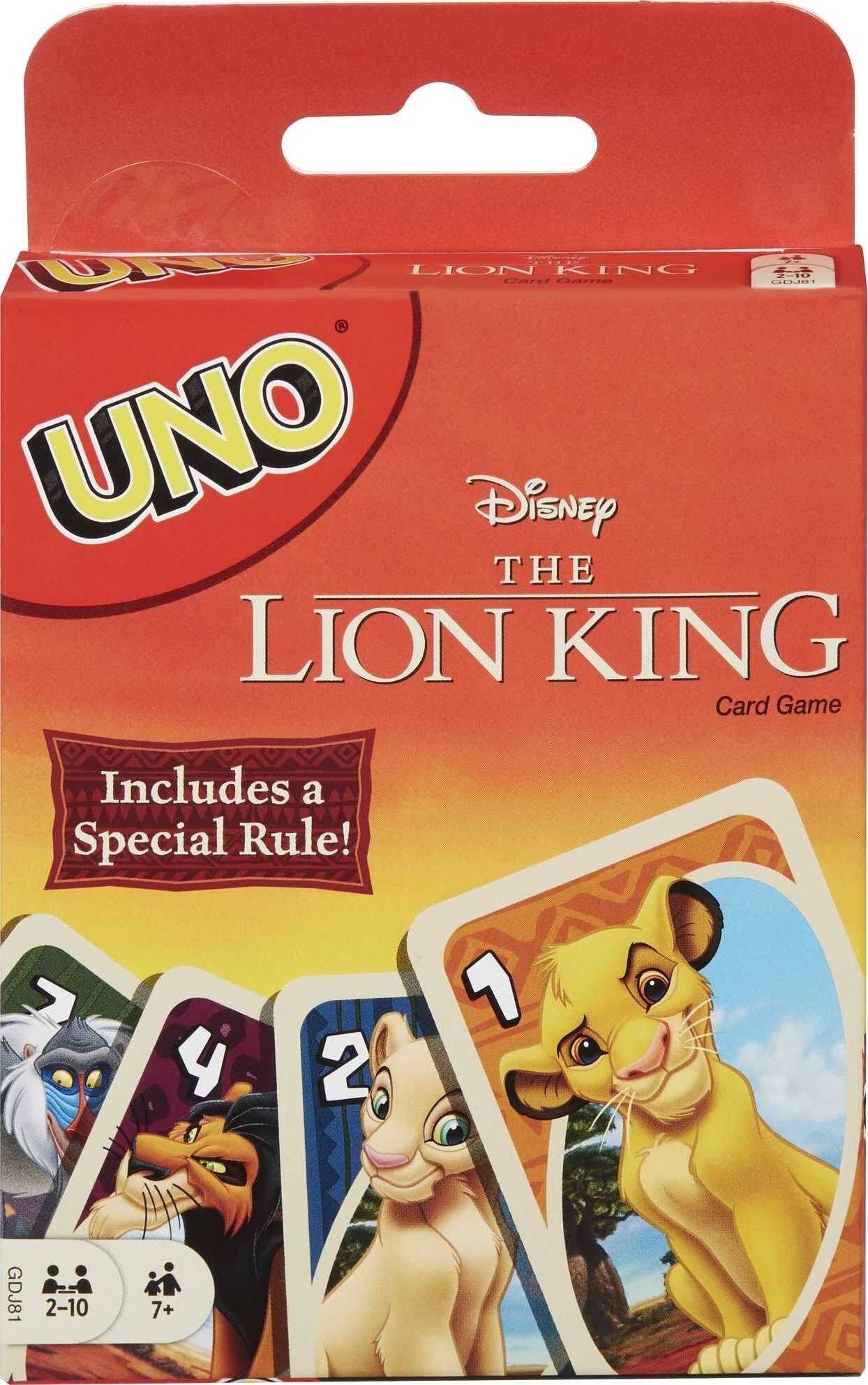 Uno Lion King Card Game