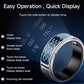 New High Performance Smart Ring With 5ATM Waterproof Gesture Operated Camera Video Health Monitoring and Durable Battery