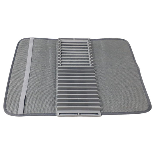 2in1 Multi functional Kitchen Draining Mat With Draining Rack